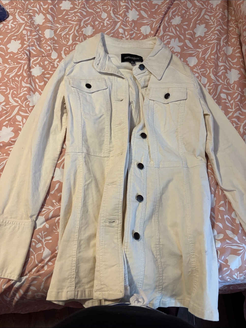 metrostyle Off-White Jean Jacket